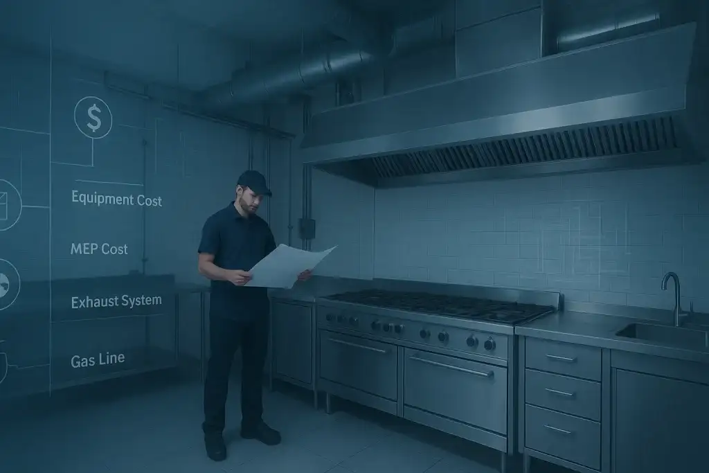 commercial kitchen equipment installation cost